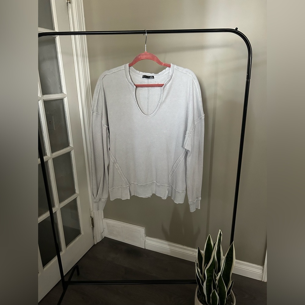 Dex Distressed Thermal Top (L)
